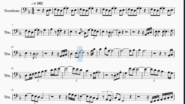 Trombone Sheet Music: How to play Same Time Another Place by Mark Isham смотреть онлайн