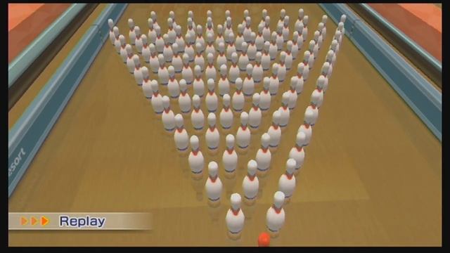 Wii Sports Resort - Bowling (100 Pins) Secret Strike! смотреть онлайн