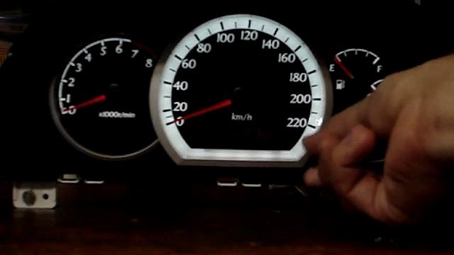 Lacetti dash,"arrows test", led backlight смотреть онлайн