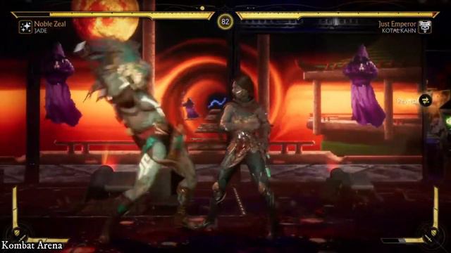 Couple Fight- Jade Vs Kotal Kahn (Very Hard) - Mortal Kombat 11#MK11#jade смотреть онлайн