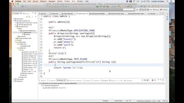 3- Restful Web Service in java смотреть онлайн