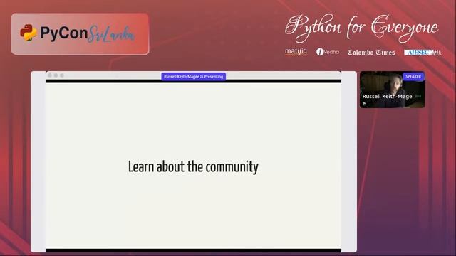 Closing Keynote - What is a Python by Russell Keith-Magee at PyCon Sri Lanka 2022 смотреть онлайн