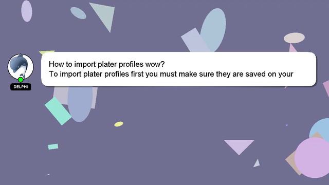 How to import plater profiles wow? смотреть онлайн