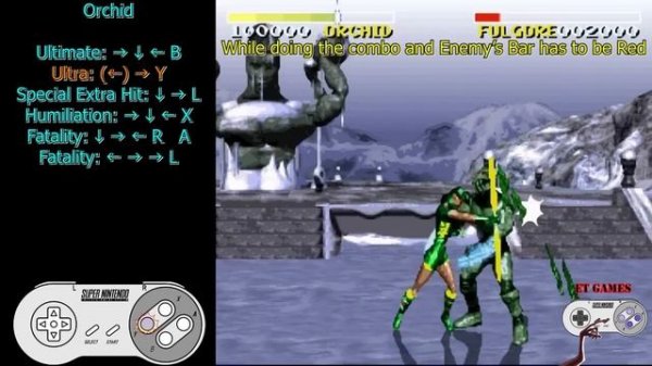 Killer Instinct - SNES - Moves, Fatalities and Codes