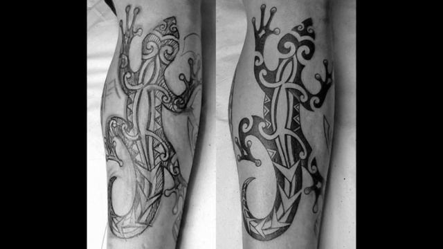 50 Gecko Tattoos For Men смотреть онлайн