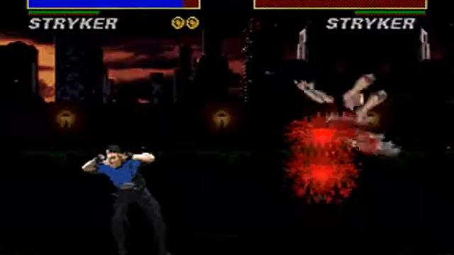 Ultimate Mortal Kombat 3 - SNES - Stryker - Fatality 2 смотреть онлайн