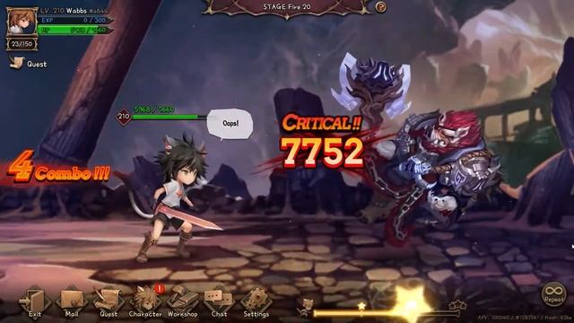 Nine Chronicles - Mimisbrunnr Fire Dungeon level 20 смотреть онлайн