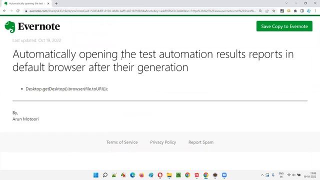 Automatically opening the test automation results reports in default browser after their generation смотреть онлайн