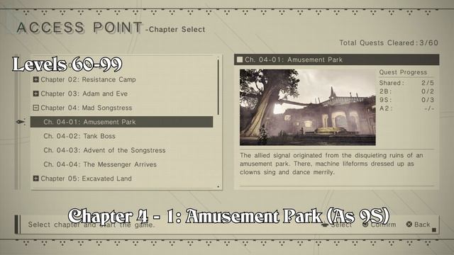 NieR: Automata - Fast EXP Level Up Guide (Level 40-99) смотреть онлайн