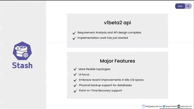 Stash Roadmap - 2022 | Kubernetes Native Backup & Restore Solution смотреть онлайн