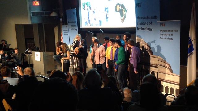 Dr Francis Collins & Dr Pardis Sabeti singing One Truth @ MIT смотреть онлайн