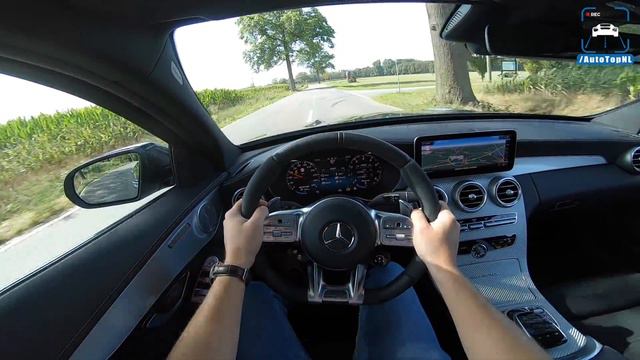 2020 Mercedes AMG C63 S 4.0 V8 BiTurbo POV Test Drive by AutoTopNL смотреть онлайн