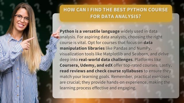 How Can I Find the Best Python Course for Data Analysis? смотреть онлайн