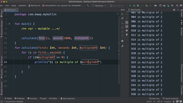 035 Kotlin Programming Language Fundamentals - Adding More Parameters to a Function смотреть онлайн