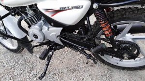 Bajaj BM 150 Замена стоковой дорожной резины на ПЕТРОШИНУ