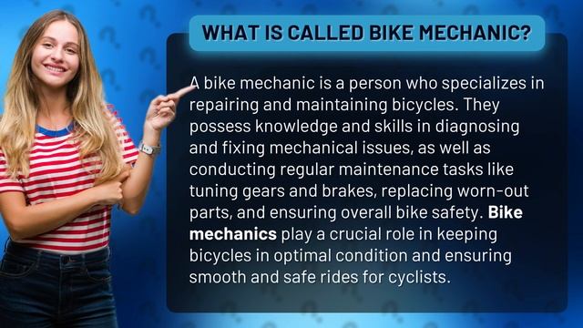 What is called bike mechanic? смотреть онлайн