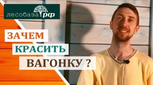 Зачем красить вагонку Защита вагонки