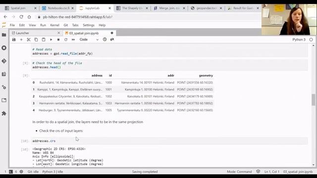 AutoGIS 2020 Lesson 3.2 - Spatial queries, spatial join, nearest neighbor analysis смотреть онлайн
