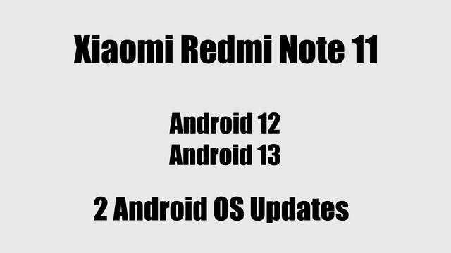 Xiaomi Redmi Note 11 Android 14 HyperOS/MIUI 15 Update смотреть онлайн