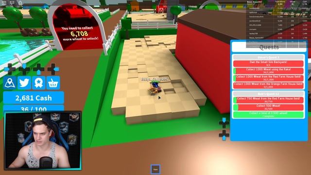 НАШЕЛ СКЛАД с МЕГА КРУТЫМИ СУНДУКАМИ на ФЕРМЕ !!! Farming-Simulator in Roblox смотреть онлайн