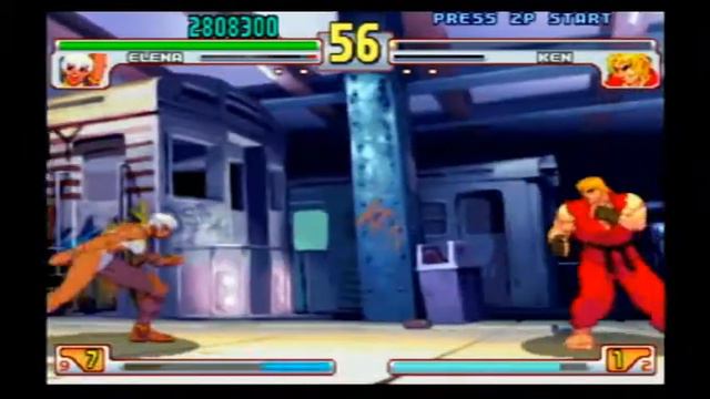 Street Fighter III 3rd Strike Fight for the Future: Elena Playthrough (2 of 2) смотреть онлайн