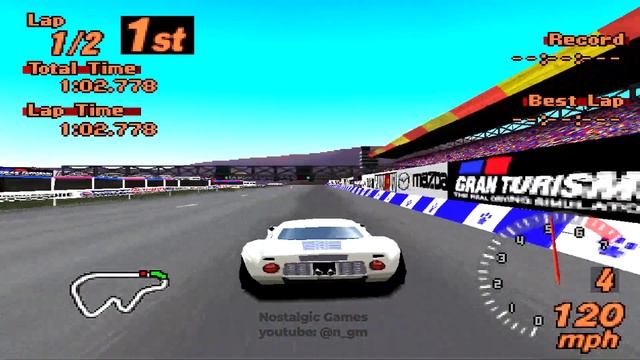 FORD GT40 | High Speed Ring | Gran Turismo 2 смотреть онлайн