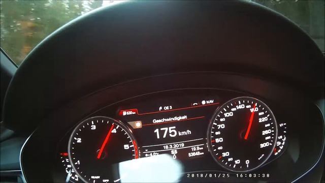 2017 Audi A6 Avant 3.0TDI Quattro 0-200 Acceleration/Launch смотреть онлайн