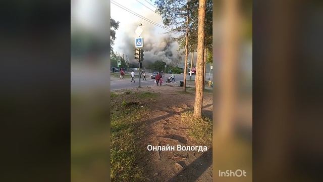 Горит деревяшка в Вологде смотреть онлайн