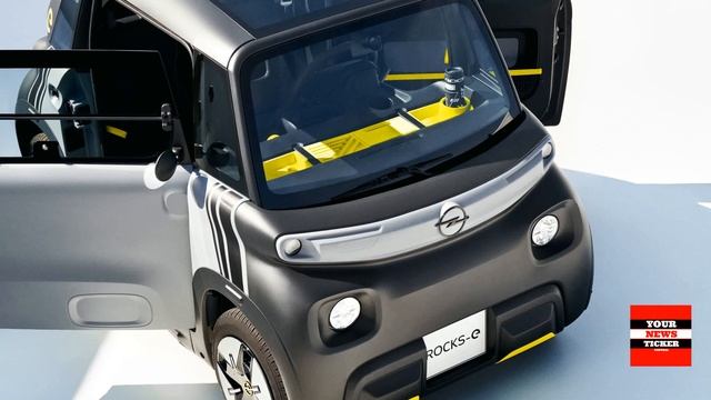 Revised Citroen Ami? Opel Rocks-e with electric range of 75 km, power of 8 hp & speed up to 45 km/h смотреть онлайн