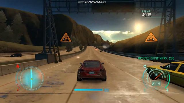 NFS Undercover Красивый уход от погони смотреть онлайн