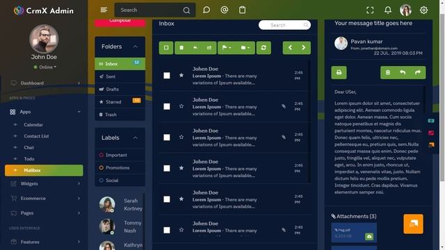 Hospital Dashboard Bootstrap 5 Admin Panel Template with LTR Dark Theme смотреть онлайн