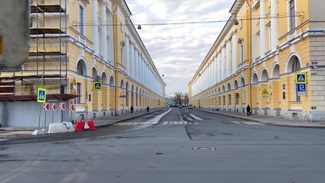 Walking in St Petersburg №100 6 утра. Невский, Фонтанка (4K) смотреть онлайн