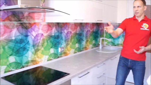 Длинная и узкая кухня. Фурнитура Blum (блюм) смотреть онлайн