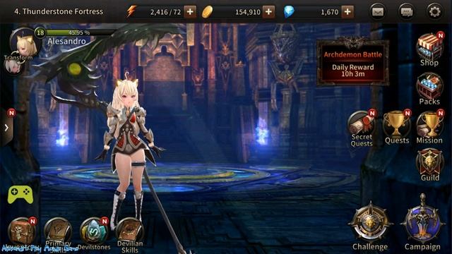 Devilian #6 Gameplay Прохождение IOS/Android Проходим 4 главу за Elin смотреть онлайн