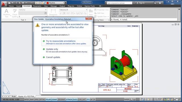 Od A do Z AutoCAD 2012. Redagowanie RZUTÓW 2D смотреть онлайн