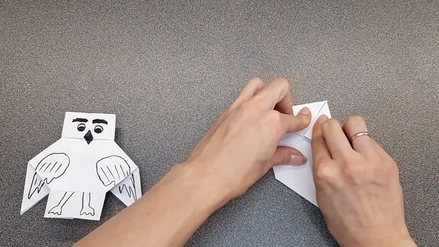 СОВА из бумаги / Оригами СОВА / OWL made of paper / Origami OWL смотреть онлайн