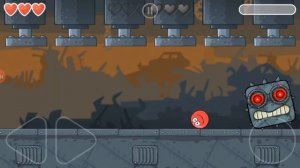 Прохожу босса на мрачной фабрике в Red ball4