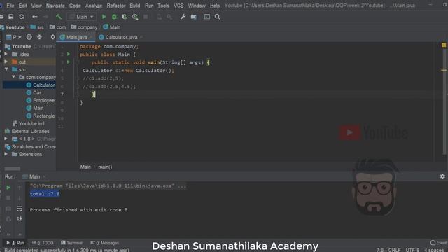OOP 07 - JAVA Method Overloading in Sinhala смотреть онлайн
