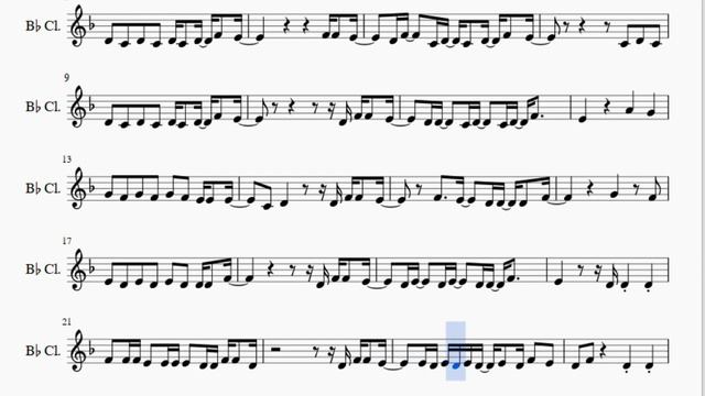 Clarinet Sheet Music: How to play Dance Monkey by Tones and I смотреть онлайн