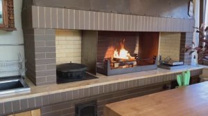 Теплая беседка в аренду в Химках с мангалом и казаном