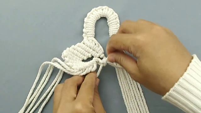 DIY Macrame Plant Hanger With Leaf Pattern | Step by Step Tutorial смотреть онлайн