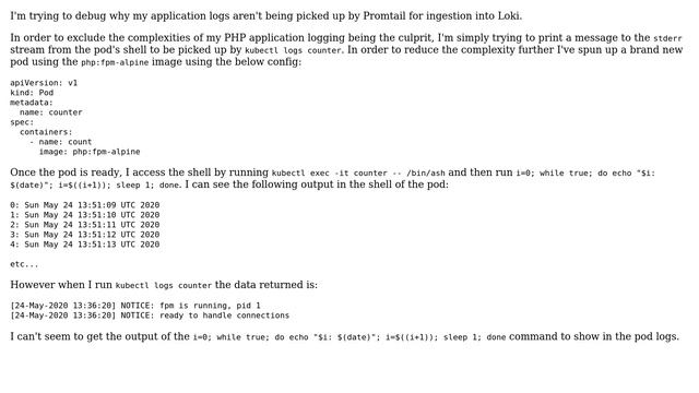 DevOps & SysAdmins: Unable to write to `stderr` or `stdout` from Kubernetes pod to pod logs смотреть онлайн