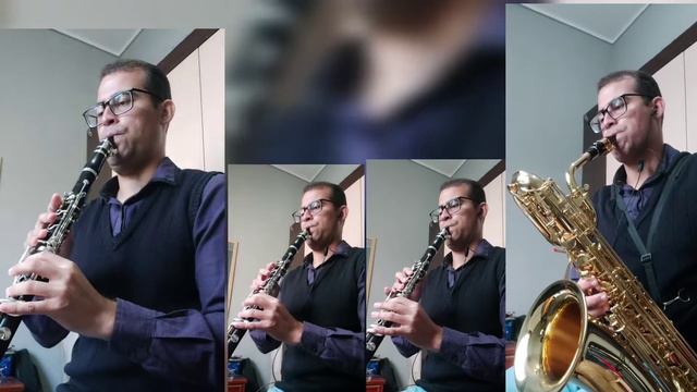 Hino 247 Se fores tentado - H5 - Sax barítono e Clarinete смотреть онлайн