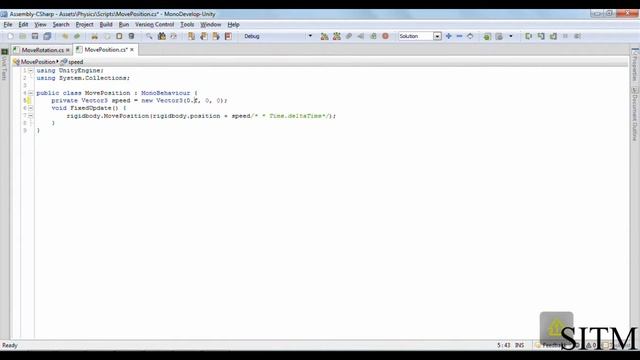 3 Заморозка и разморозка (FixedUpdate) смотреть онлайн