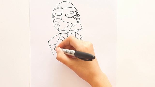 How To Draw New Brawler Byron - Brawl Stars Step by Step смотреть онлайн