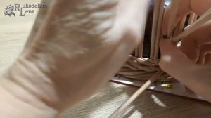 Урок 12/узор Крестики из 2;3/плетение из газетных трубочек