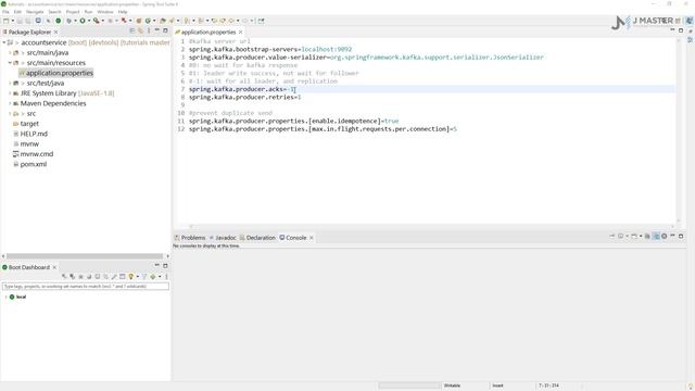 Kafka 05 (Part 1) - Kafka Producer with Spring Boot - AccountService - JMaster.io смотреть онлайн
