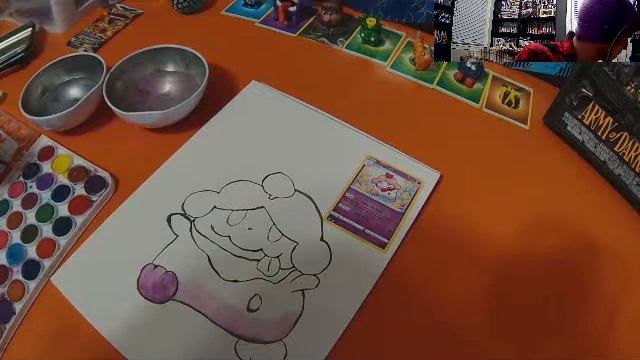Pokemon Art Night 36: Slurpuff Watercolor plus a crack-a-pack! смотреть онлайн