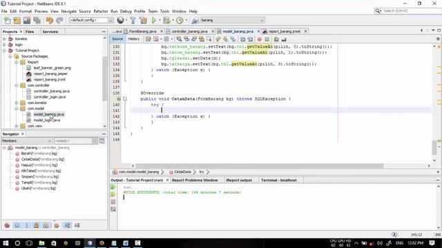 Tutorial 9 - Cara Membuat Laporan Dengan Jasper Report Java Netbeans смотреть онлайн