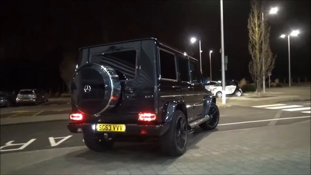 Mercedes G63 AMG Edition 463: Cold Start and drive by. смотреть онлайн